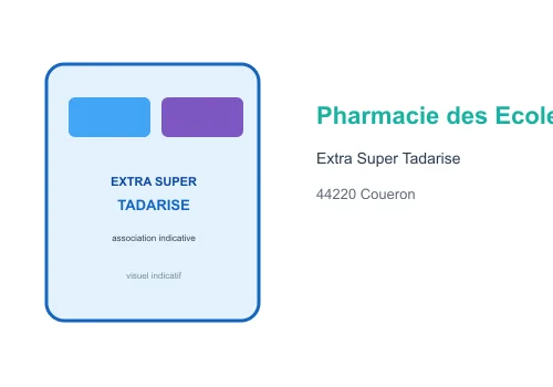 Visuel indicatif Extra Super Tadarise Pharmacie des Ecoles fond blanc