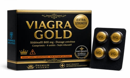 Illustration Viagra Gold sildénafil Pharmacie des Ecoles