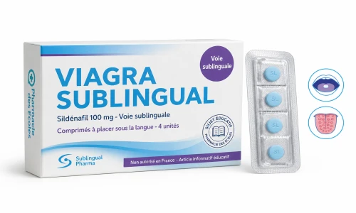 Illustration Viagra sublingual sildénafil Pharmacie des Ecoles