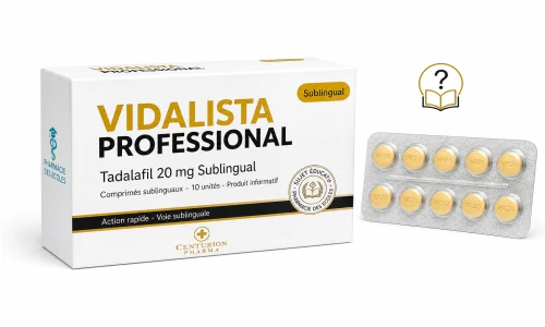 Illustration générique Vidalista Professional tadalafil Pharmacie des Ecoles