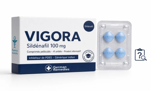 Illustration générique Vigora sildénafil et Pharmacie des Ecoles